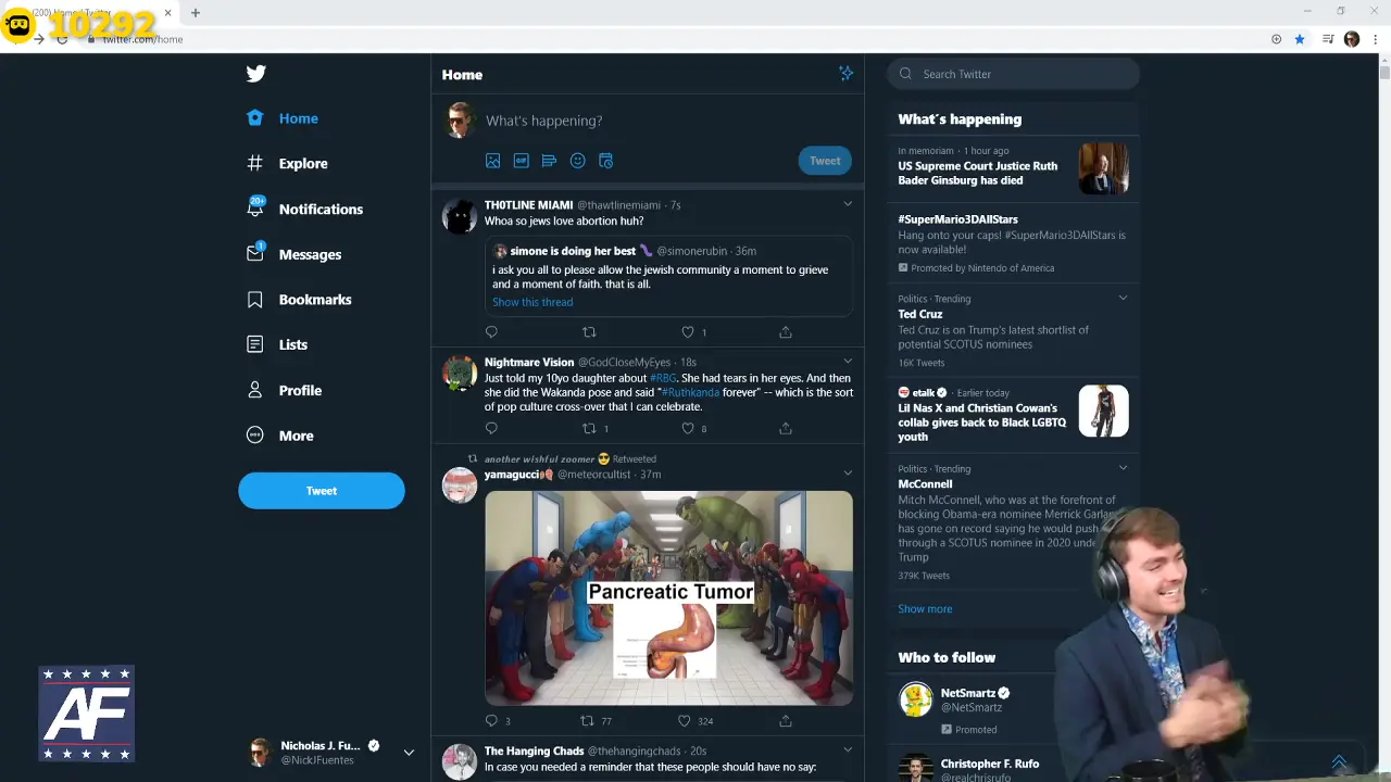 RUTH BADER GINSBURG DEAD: LETS GOOOOO