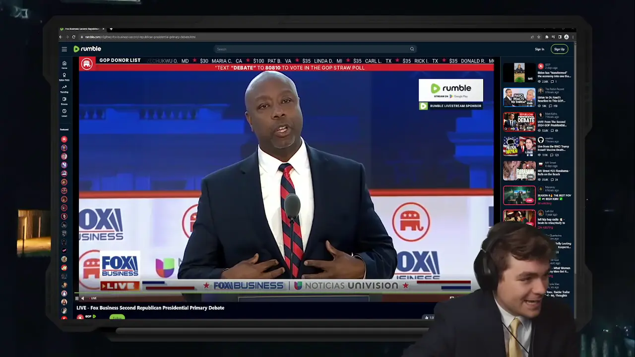 SECOND GOP PRESIDENTIAL DEBATE