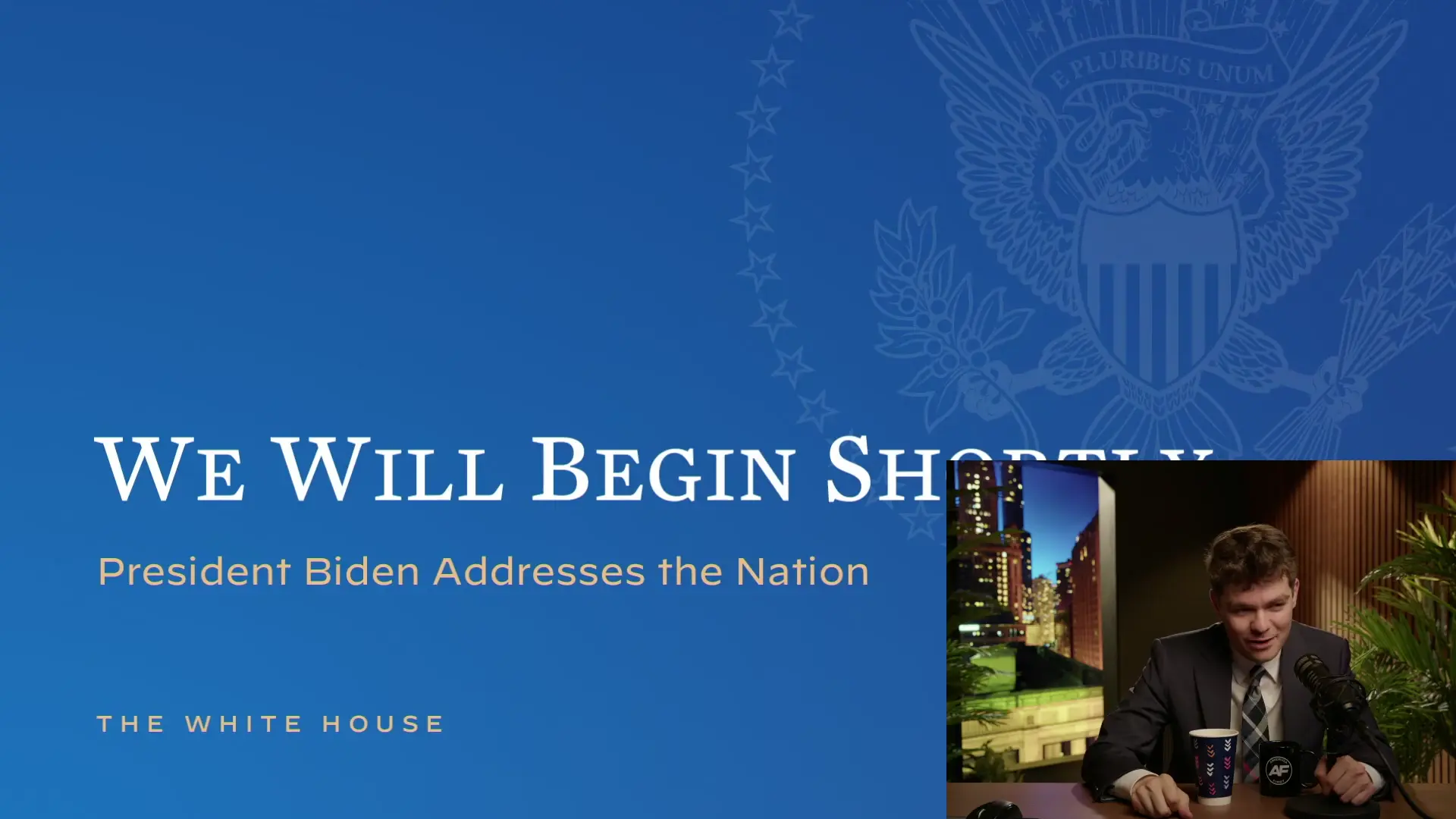 BIDEN ADDRESSES AMERICA: Announces WILL REMAIN In Office