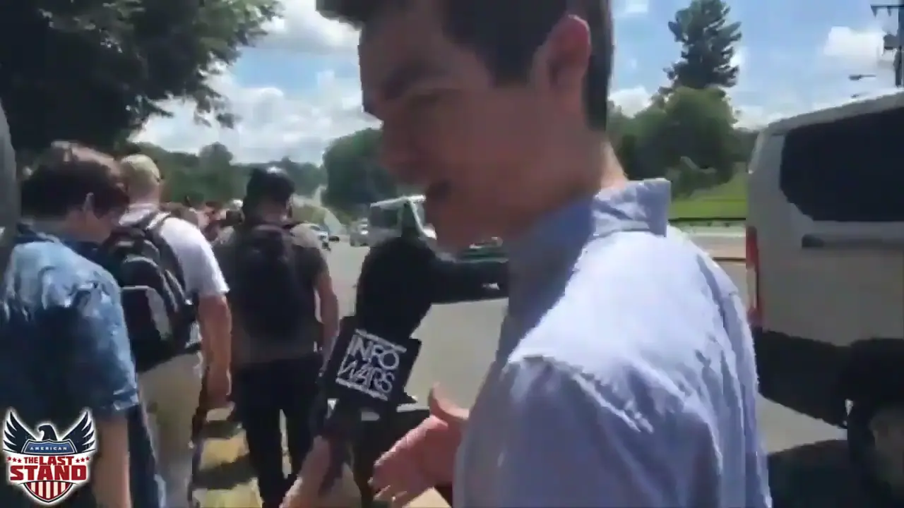 Nick Fuentes and James Allsup at Charlottesville