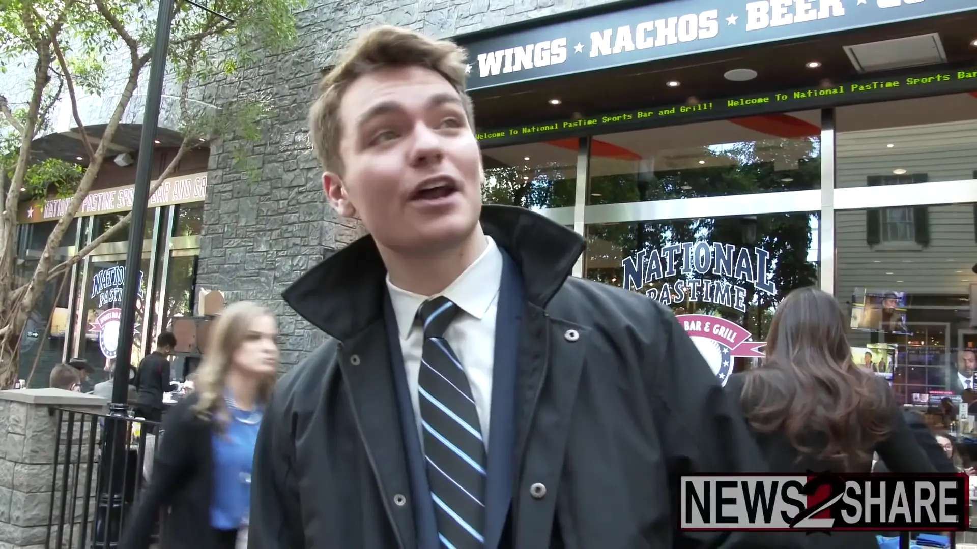 News Interview - Nick Fuentes Shows up at CPAC