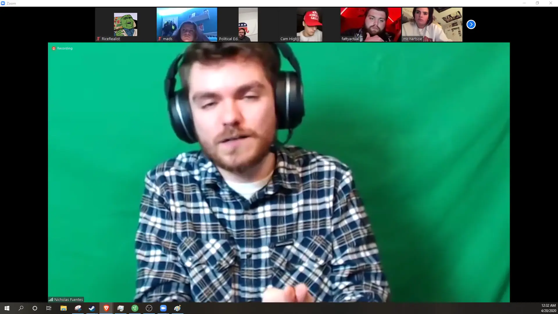 Nick Fuentes Crashes TikTok Zoom Call (Part 2)