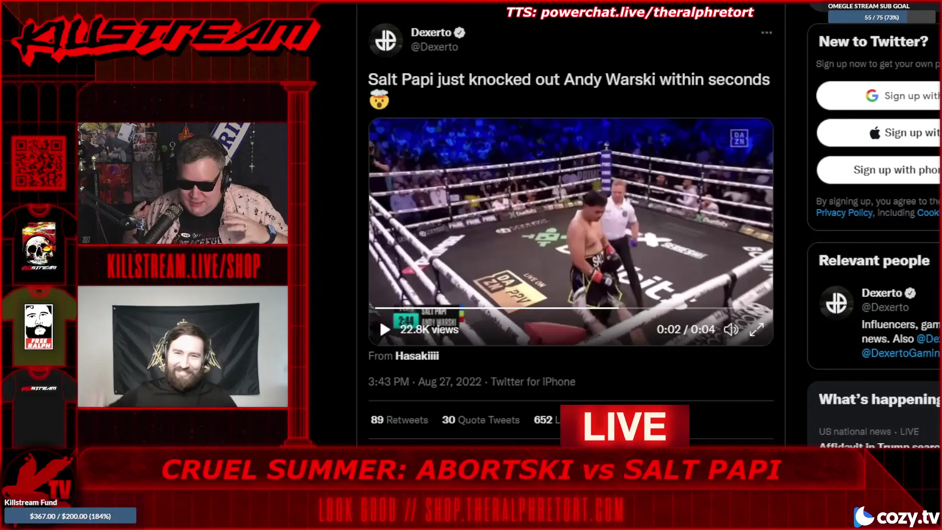 Nick Joins The Killstream After Warski Gets KO'd