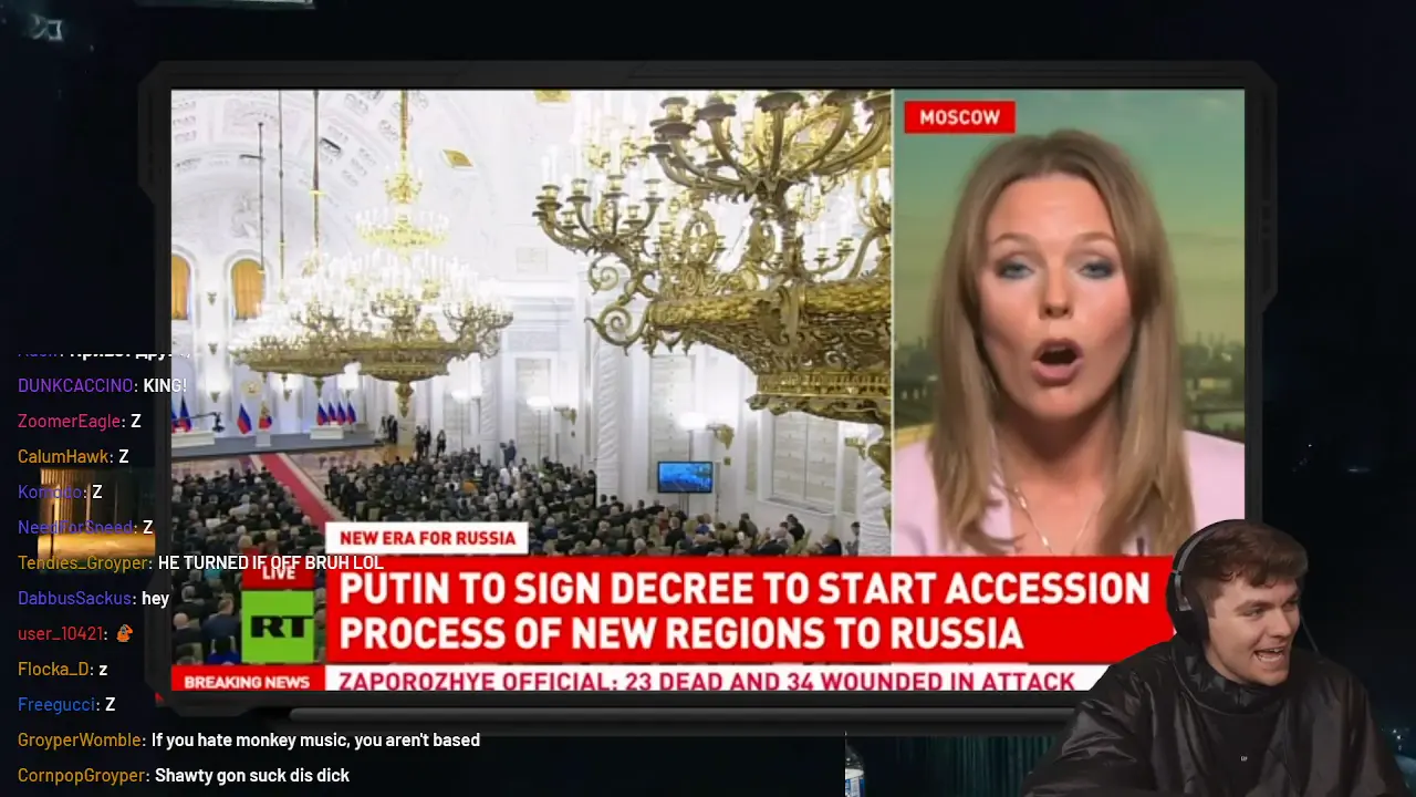 TSAR PUTIN INCORPORATES NEW RUSSIAN TERRITORIES