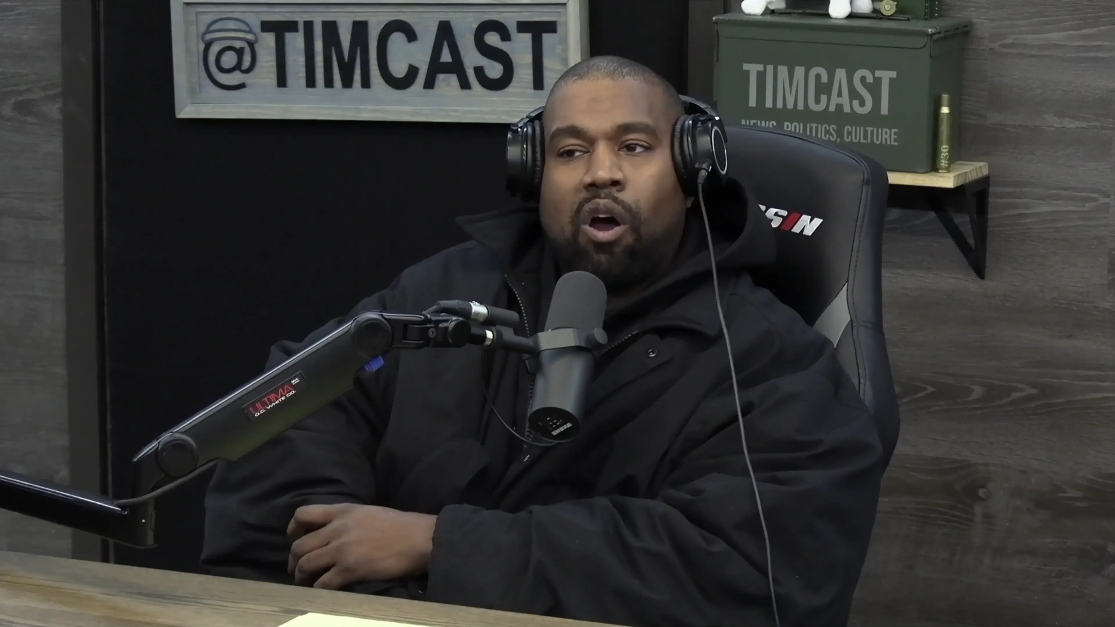 Ye on Timcast - Behind the Scenes