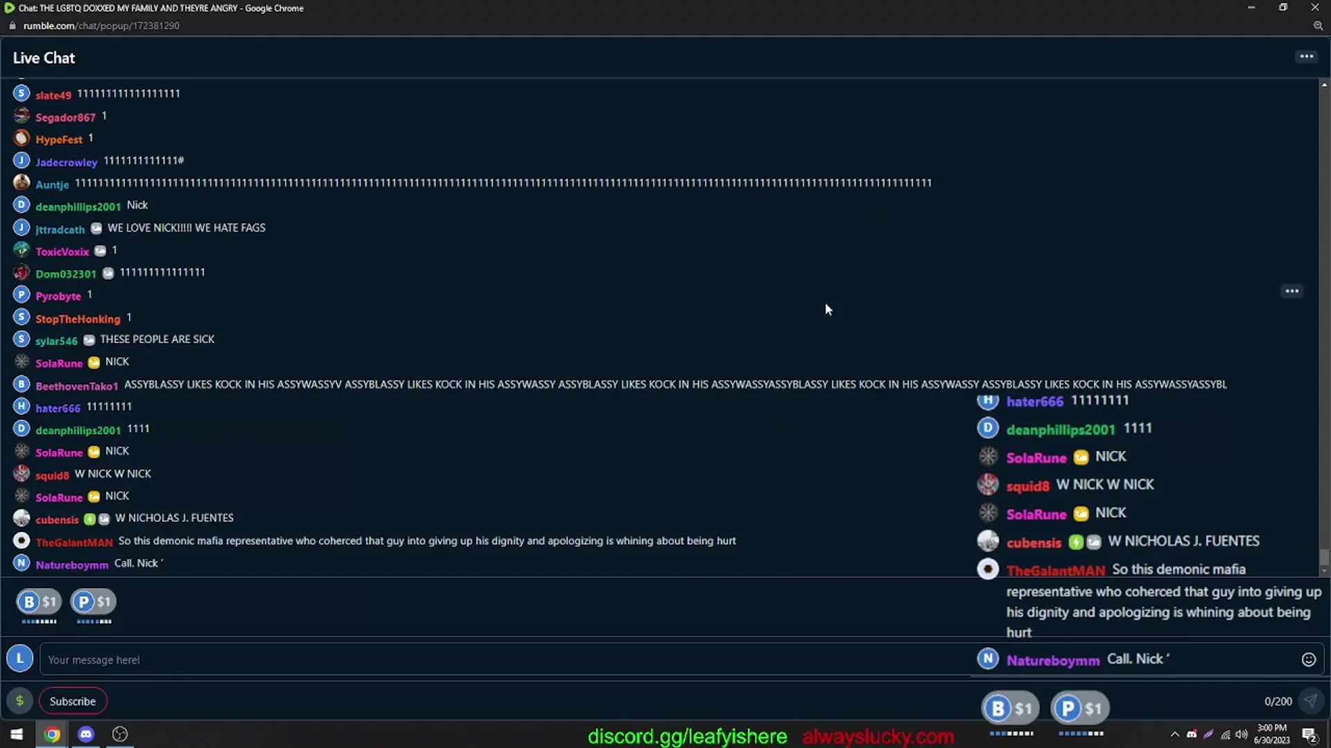 Nick and Leafy Talk About Trannies, Sam Shamoun, and More