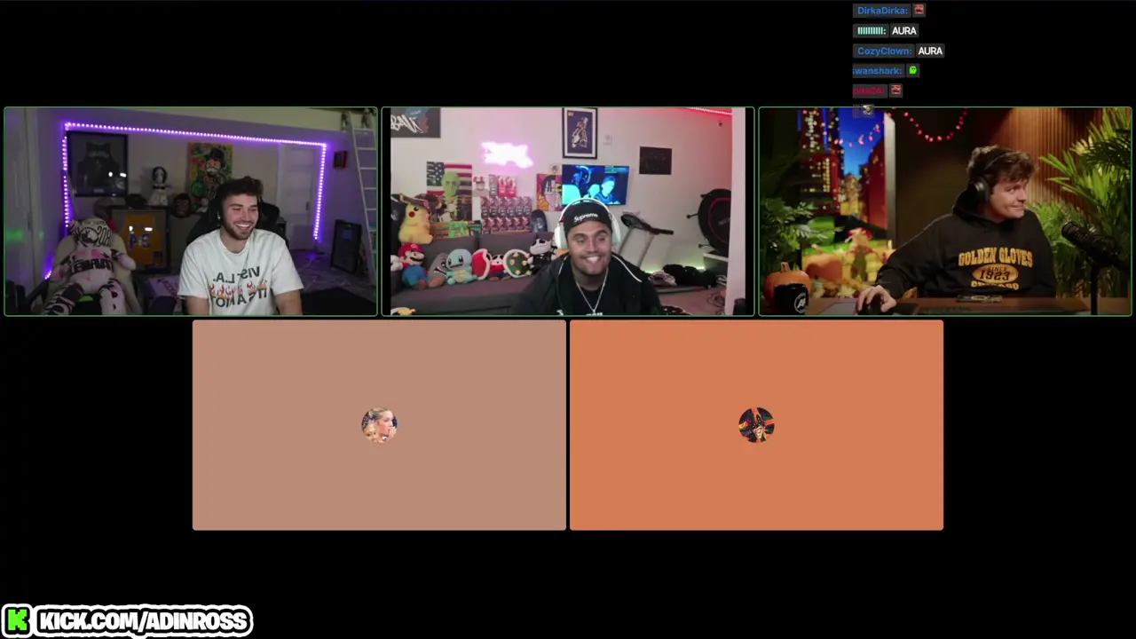 Gaming Stream ft. Adin Ross, Cuffem, Clavicular, Cheesur