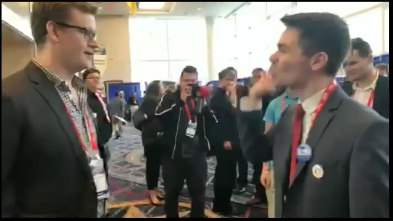 Nick Fuentes vs Will Chamberlain IRL at CPAC