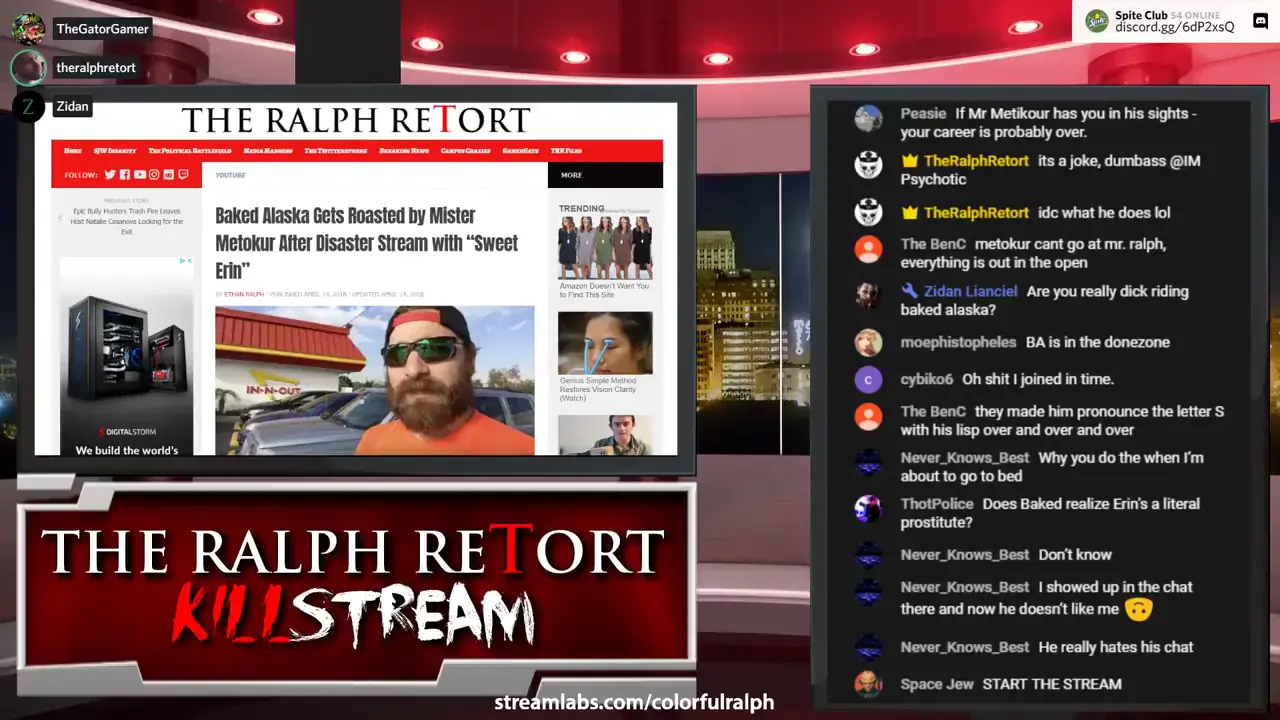 Killstream The Baked Alaska Intervention, Nick Fuentes vs James Allsup