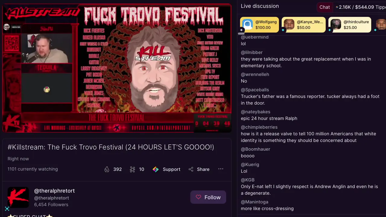 Nick Fuentes vs Red Pill Gaming (RPG) on the Killstream