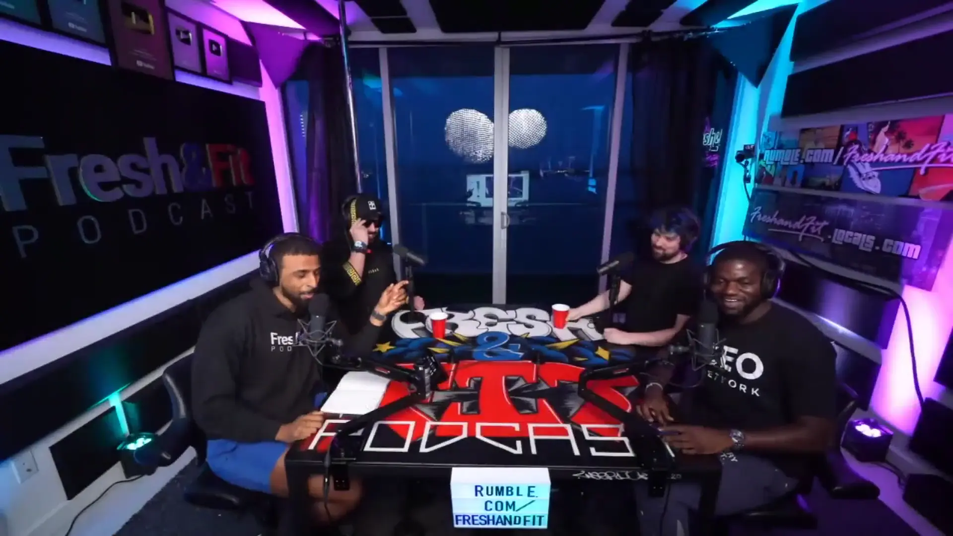 Fresh and Fit - Nick Fuentes, Destiny, Sneako, and Zherka debate panel